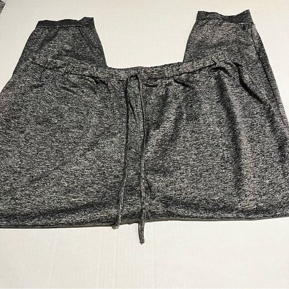 Shein Curve Sweat Pants 4XL gray with white flecks elastic waist with drawstring - Picture 2 of 5